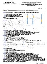 Đề tập huấn thi THPT quốc gia năm 2017 môn Sinh học lớp 12 - Mã đề 513